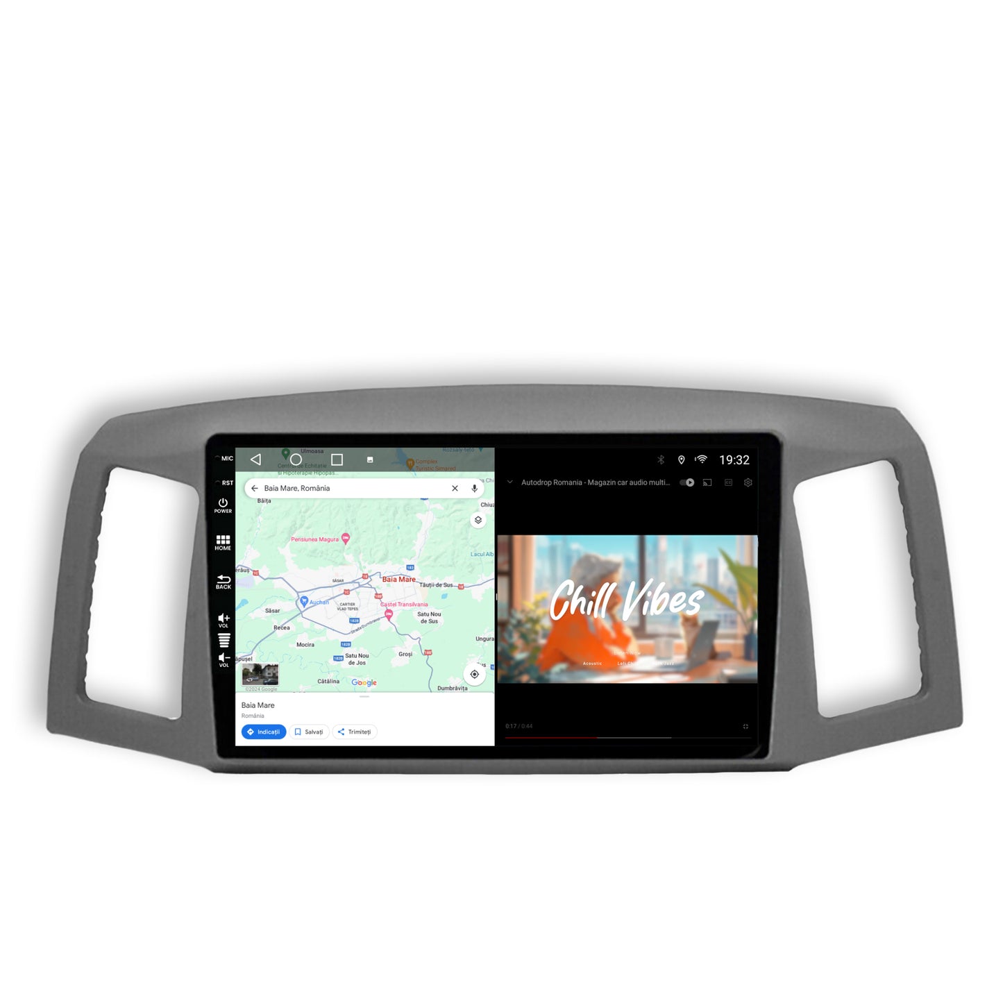 Navigatie Jeep Grand Cherokee (2004-2007), Android, A-Octacore / 4GB RAM + 64GB ROM, 10.36 Inch - AD-BGA10004+AD-BGRKIT297v2