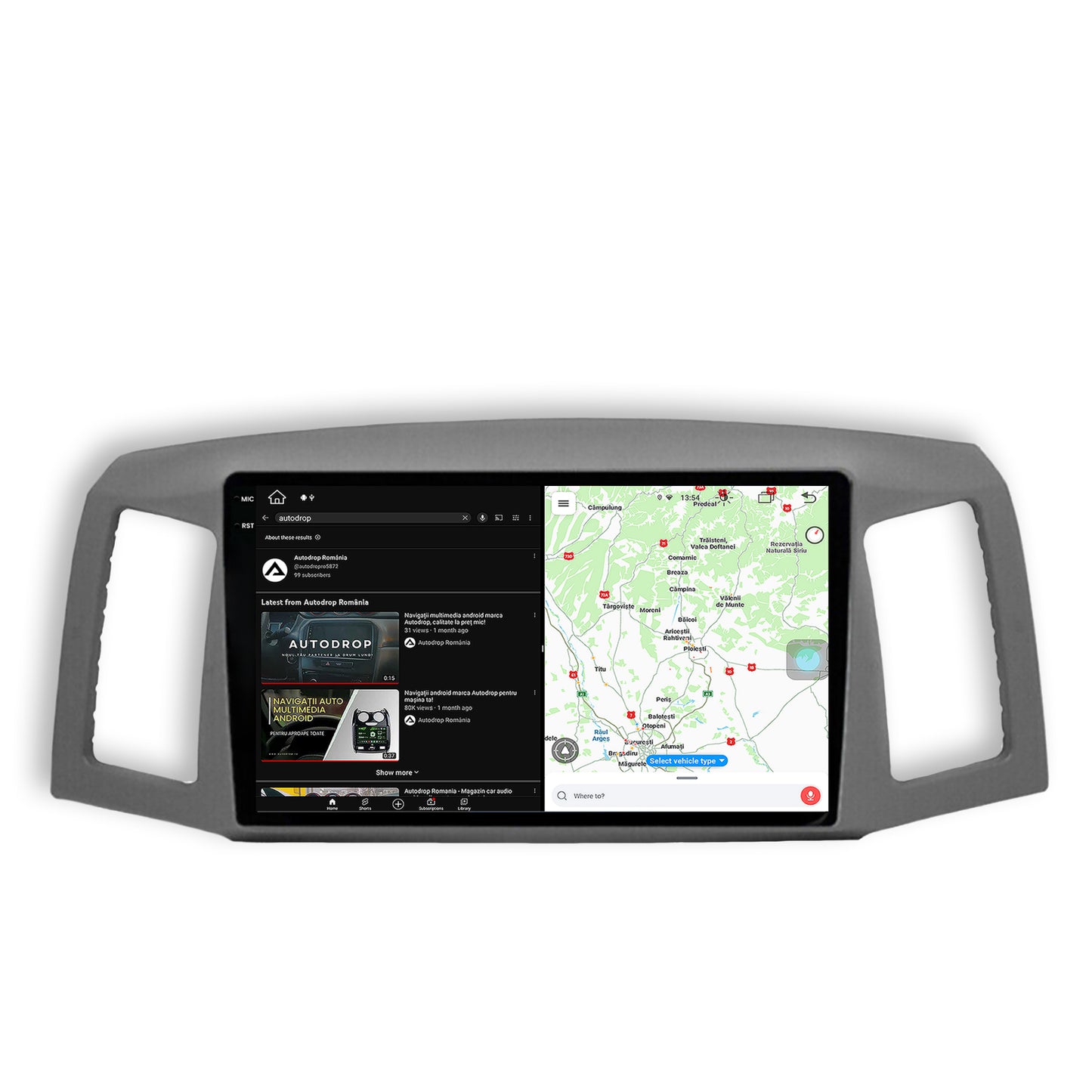 Navigatie Jeep Grand Cherokee (2004-2007), Android, V-Octacore / 4GB RAM + 64GB ROM, 10.36 Inch - AD-BGV10004+AD-BGRKIT297v2