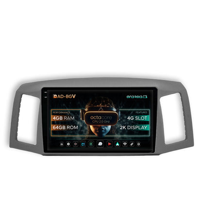 Navigatie Jeep Grand Cherokee (2004-2007), Android, V-Octacore / 4GB RAM + 64GB ROM, 10.36 Inch - AD-BGV10004+AD-BGRKIT297v2