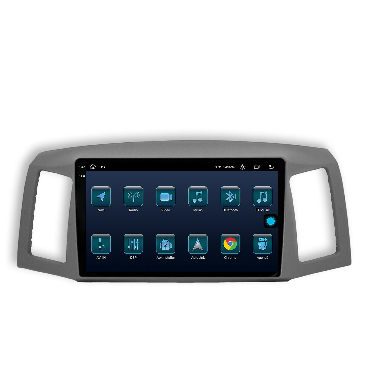 Navigatie Jeep Grand Cherokee (2004-2007), Android, X-Octacore / 8GB RAM + 256GB ROM, 10.36 Inch - AD-BGX10008+AD-BGRKIT297v2