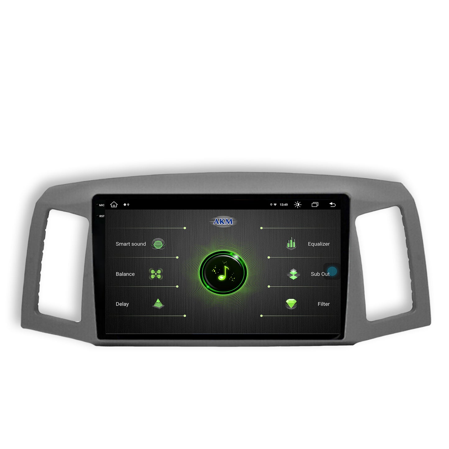Navigatie Jeep Grand Cherokee (2004-2007), Android, X-Octacore / 8GB RAM + 256GB ROM, 10.36 Inch - AD-BGX10008+AD-BGRKIT297v2