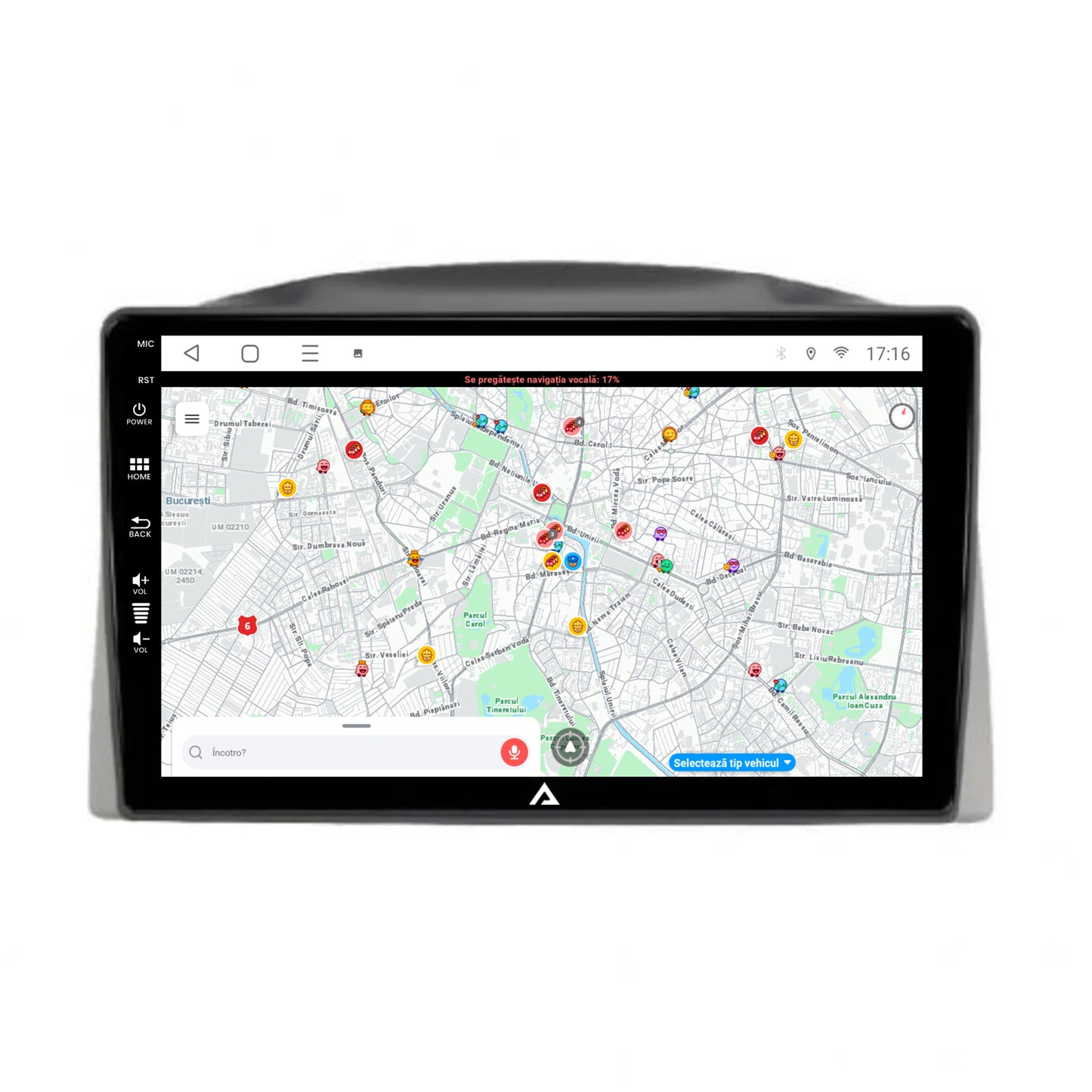 Navigatie Jeep Grand Cherokee (2005-2007), Android, A-Octacore / 4GB RAM + 64GB ROM, 10.1 Inch - AD-BGA10004+AD-BGRKIT283