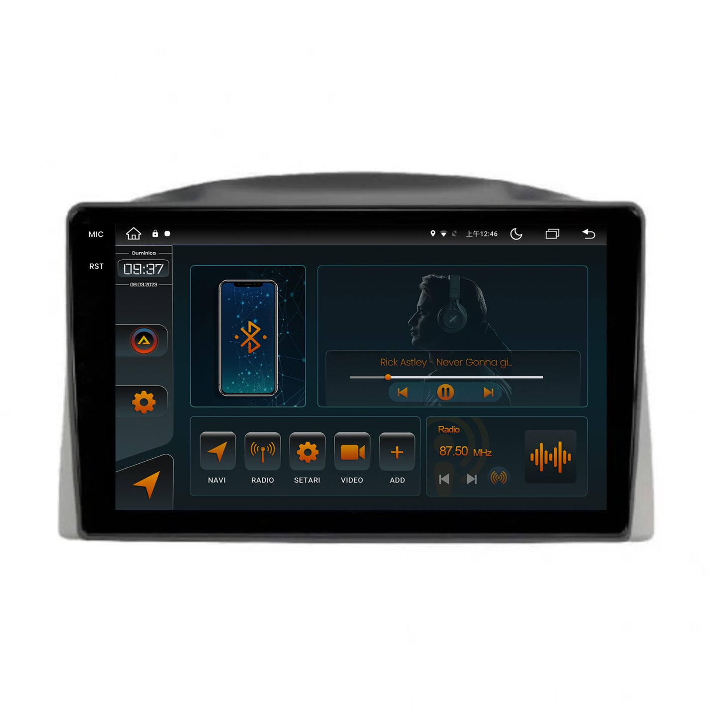 Navigatie Jeep Grand Cherokee (2005-2007), Android, V-Octacore / 4GB RAM + 64GB ROM, 10.36 Inch - AD-BGV10004+AD-BGRKIT283