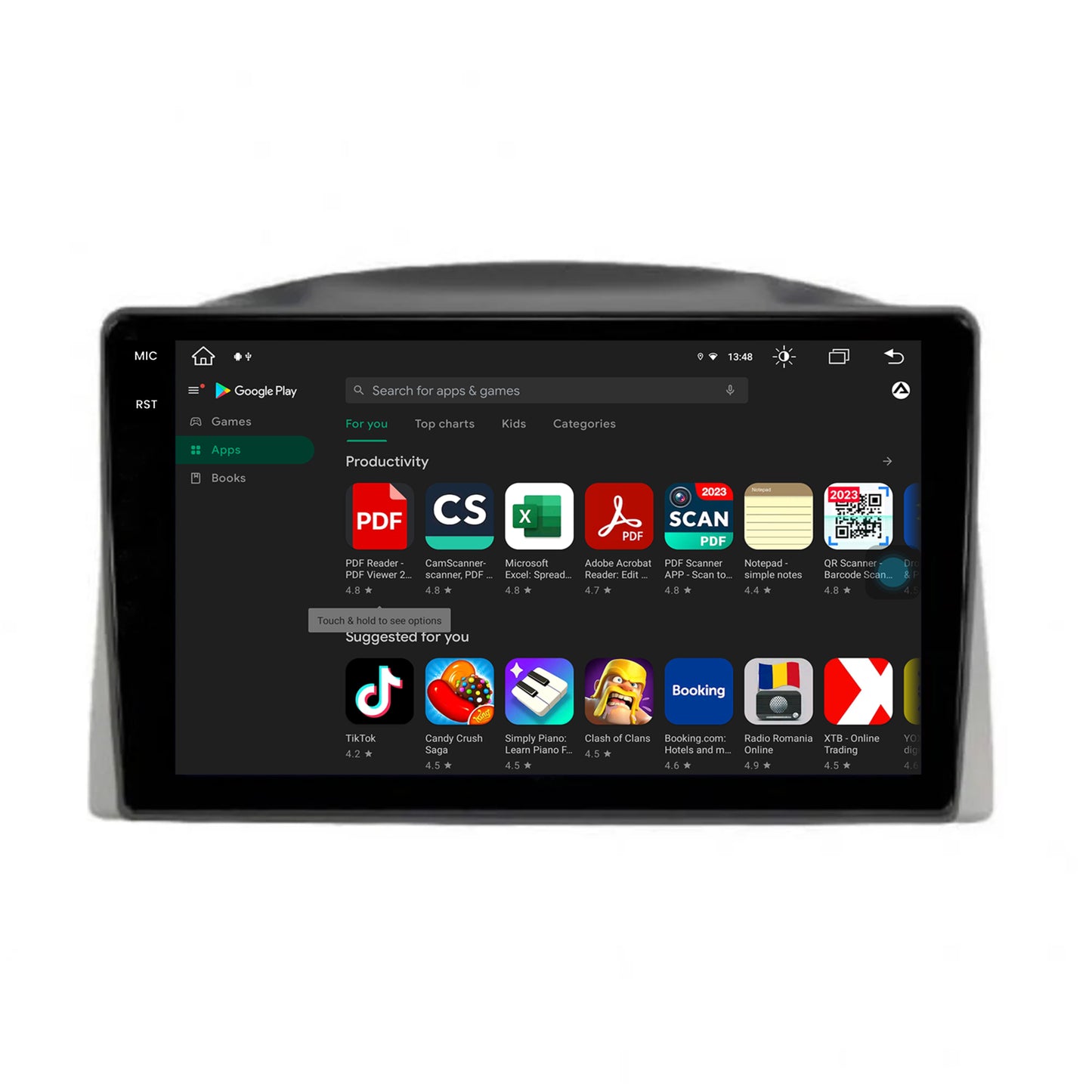 Navigatie Jeep Grand Cherokee (2005-2007), Android, X-Octacore / 8GB RAM + 256GB ROM, 10.36 Inch - AD-BGX10008+AD-BGRKIT283