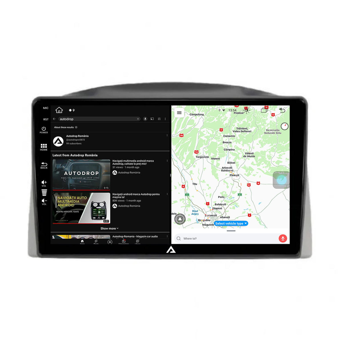 Navigatie Jeep Grand Cherokee (2005-2007), Android, Z-Octacore / 8GB RAM + 256GB ROM, 10.1 Inch - AD-BGZ10008+AD-BGRKIT283