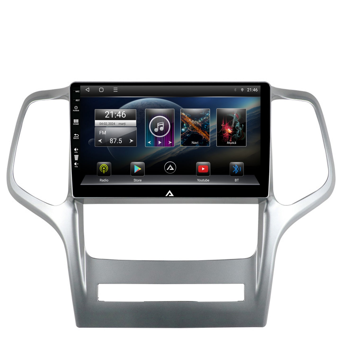 Navigatie Jeep Grand Cherokee (2010-2013), Android, E-Octacore / 2GB RAM + 32GB ROM, 9 Inch - AD-BGE9002+AD-BGRKIT297