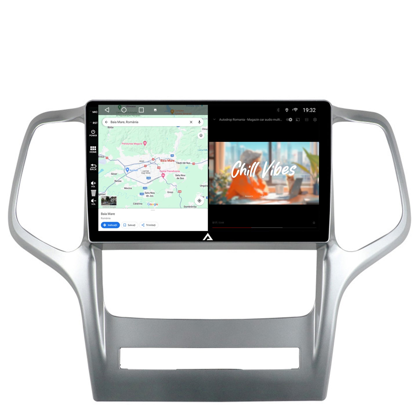 Navigatie Jeep Grand Cherokee (2010-2013), Android, A-Octacore / 4GB RAM + 64GB ROM, 9 Inch - AD-BGA9004+AD-BGRKIT297