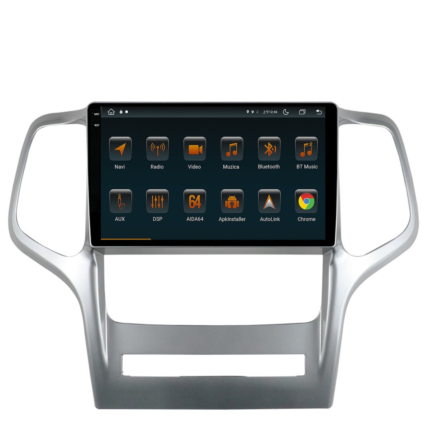 Navigatie Jeep Grand Cherokee (2010-2013), Android, V-Octacore / 4GB RAM + 64GB ROM, 9.5 Inch - AD-BGV9004+AD-BGRKIT297