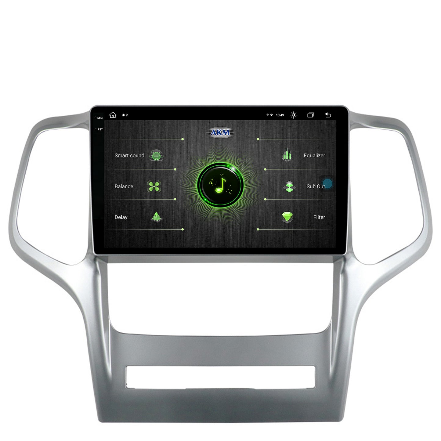 Navigatie Jeep Grand Cherokee (2010-2013), Android, V-Octacore / 4GB RAM + 64GB ROM, 9.5 Inch - AD-BGV9004+AD-BGRKIT297
