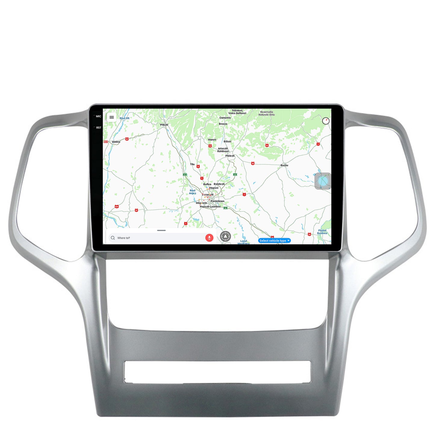 Navigatie Jeep Grand Cherokee (2010-2013), Android, X-Octacore / 8GB RAM + 256GB ROM, 9.5 Inch - AD-BGX9008+AD-BGRKIT297