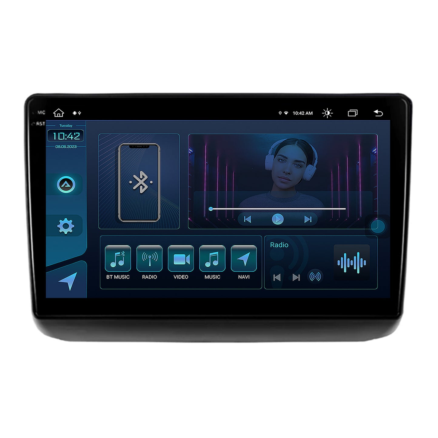 Navigatie Jeep Grand Cherokee (2013-2020), Android, X-Octacore / 8GB RAM + 256GB ROM, 9.5 Inch - AD-BGX9008+AD-BGRKIT298