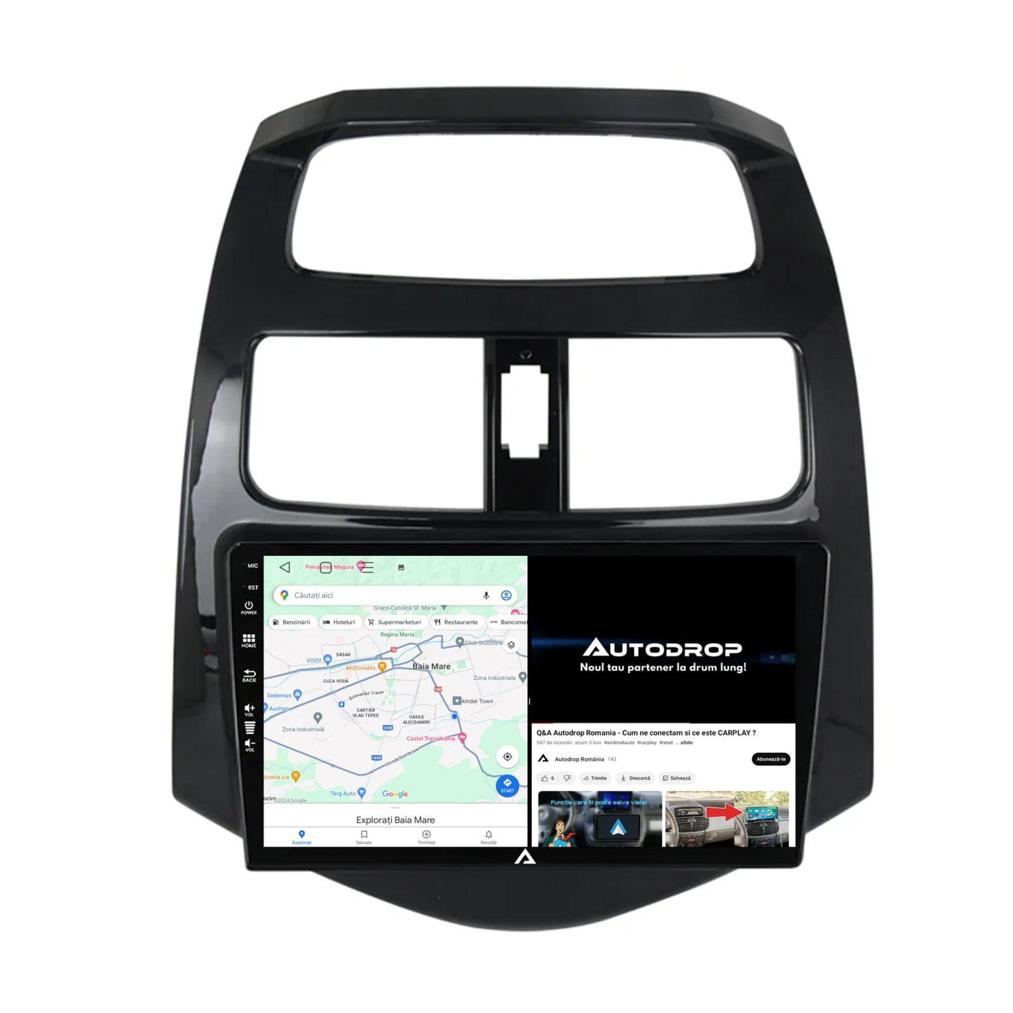Navigatie Daewoo Matiz / Chevrolet Spark (2010-2014), Android, E-Octacore / 2GB RAM + 32GB ROM, 9 Inch - AD-BGE9002+AD-BGRKIT243