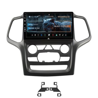 Navigatie Jeep Grand Cherokee (2014-2022), Android, P-Octacore / 2GB RAM + 32GB ROM, 9 Inch - AD-BGP9002+AD-BGRKIT272