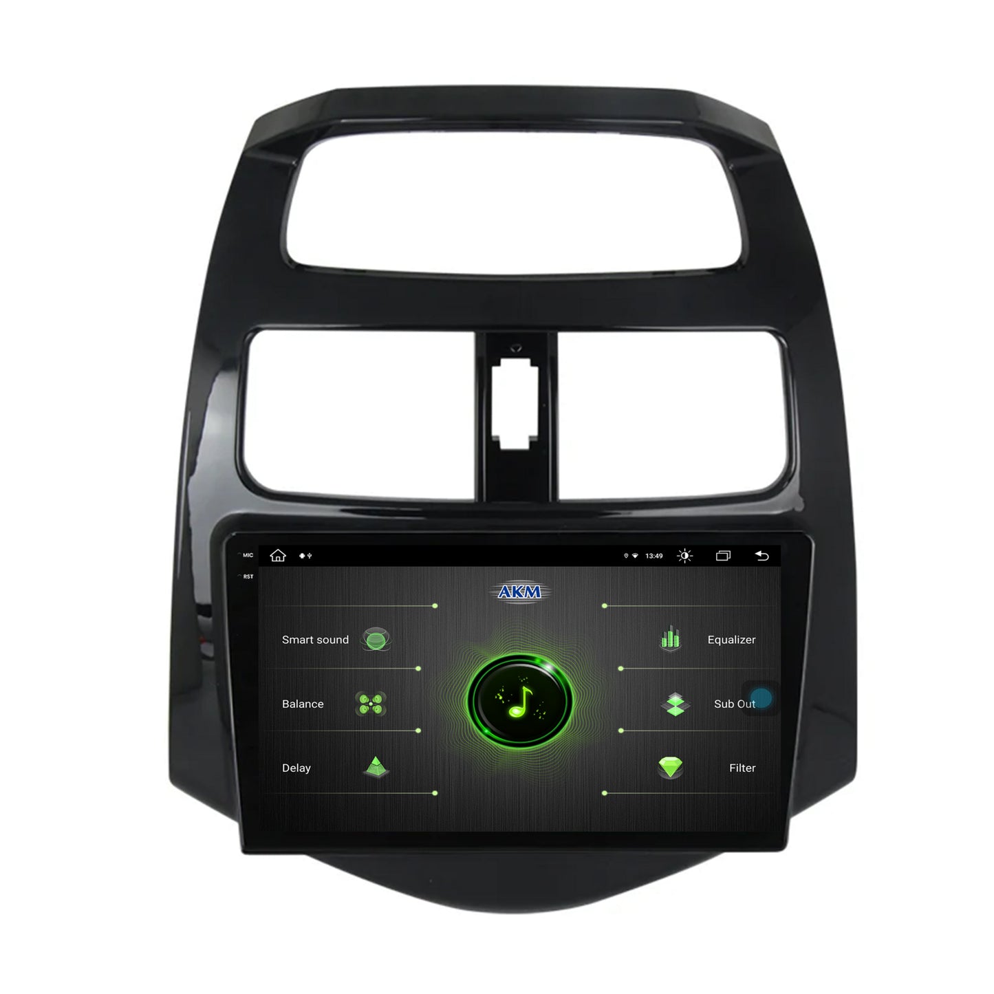 Navigatie Daewoo Matiz / Chevrolet Spark (2010-2014), Android, V-Octacore / 4GB RAM + 64GB ROM, 9.5 Inch - AD-BGV9004+AD-BGRKIT243