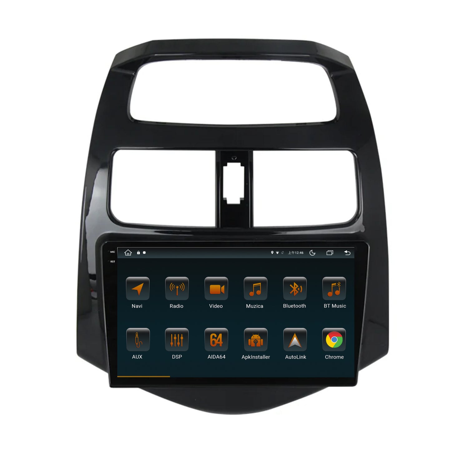 Navigatie Daewoo Matiz / Chevrolet Spark (2010-2014), Android, V-Octacore / 4GB RAM + 64GB ROM, 9.5 Inch - AD-BGV9004+AD-BGRKIT243