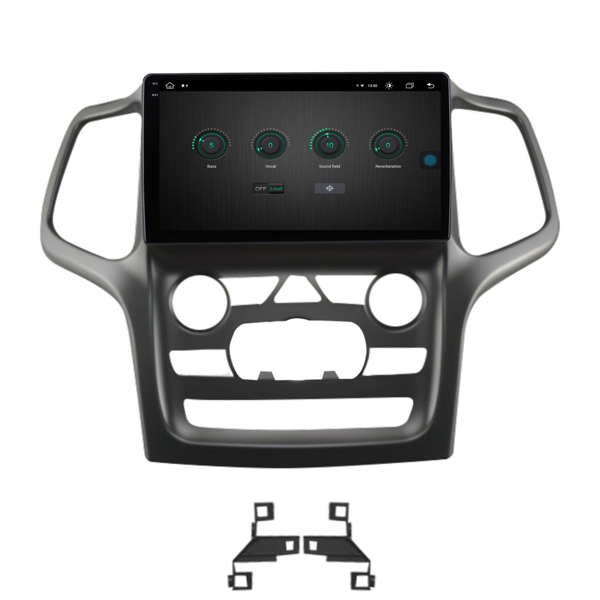 Navigatie Jeep Grand Cherokee (2014-2022), Android, X-Octacore / 8GB RAM + 256GB ROM, 9.5 Inch - AD-BGX9008+AD-BGRKIT272