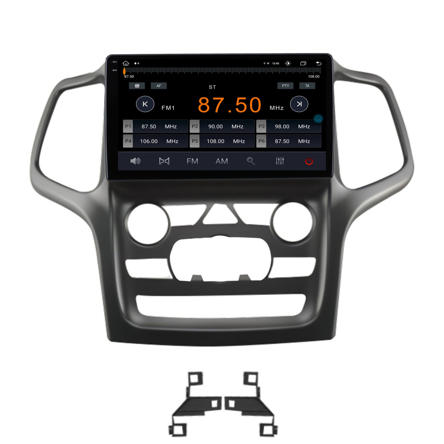 Navigatie Jeep Grand Cherokee (2014-2022), Android, X-Octacore / 8GB RAM + 256GB ROM, 9.5 Inch - AD-BGX9008+AD-BGRKIT272