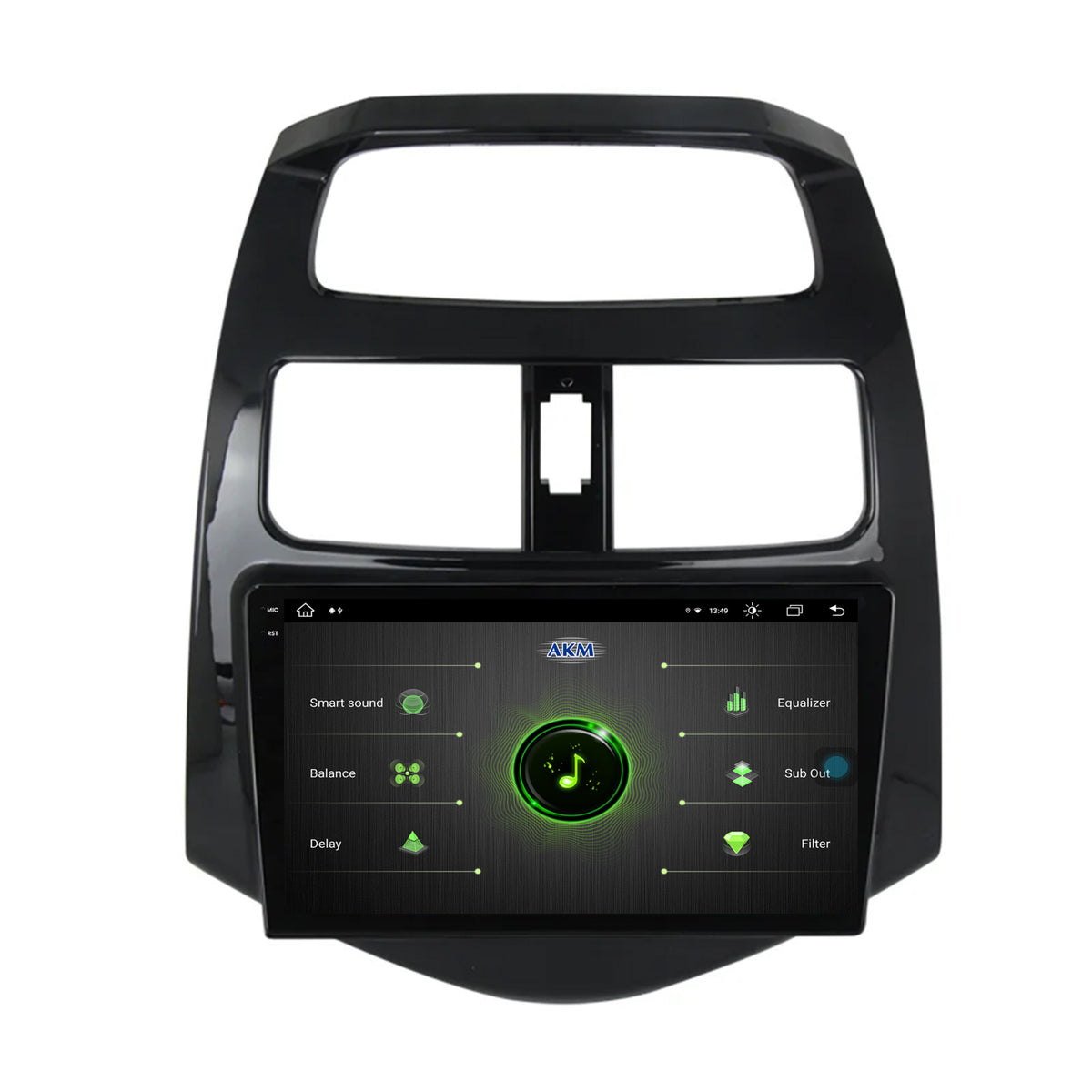 Navigatie Daewoo Matiz / Chevrolet Spark (2010-2014), Android, X-Octacore / 8GB RAM + 256GB ROM, 9.5 Inch - AD-BGX9008+AD-BGRKIT243