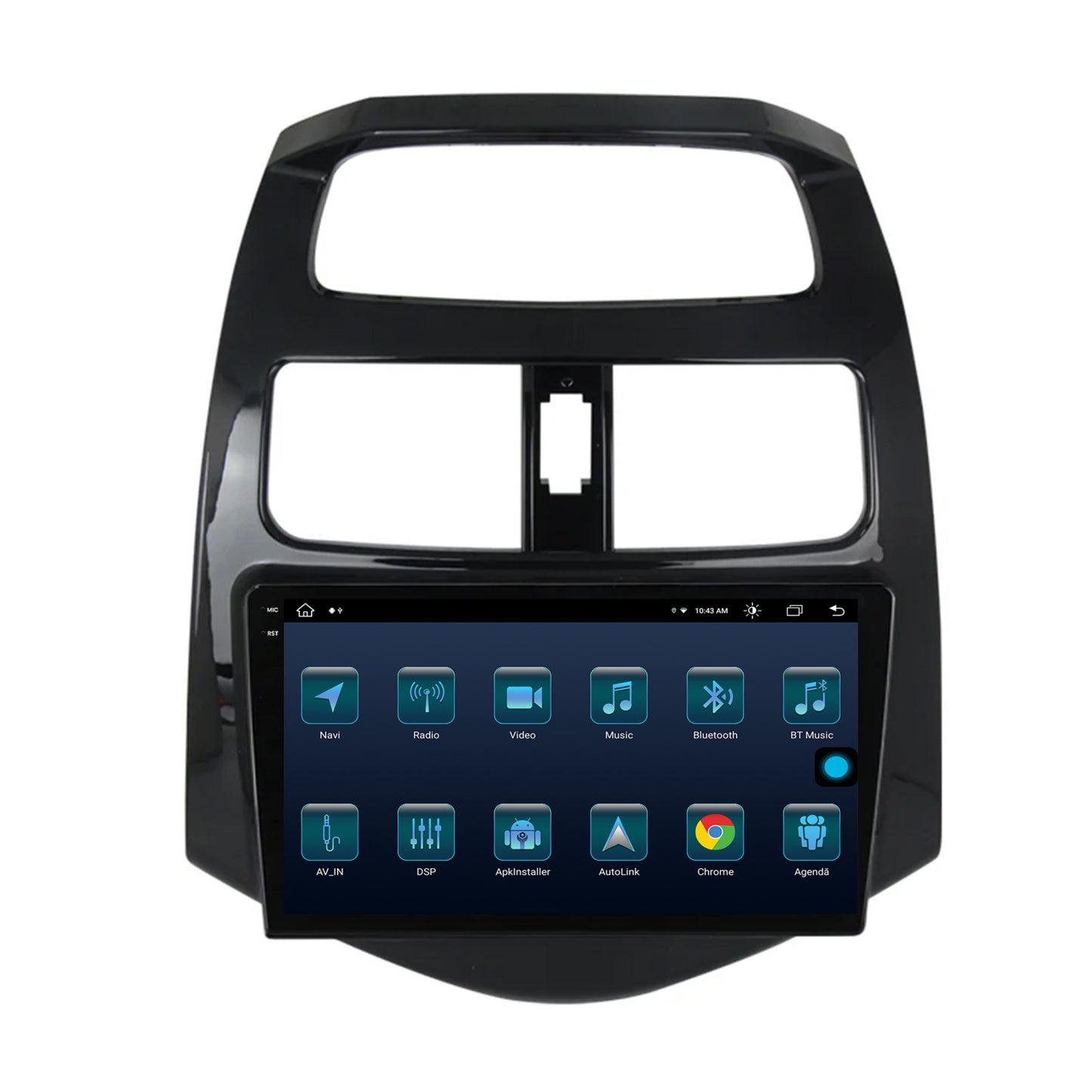 Navigatie Daewoo Matiz / Chevrolet Spark (2010-2014), Android, X-Octacore / 8GB RAM + 256GB ROM, 9.5 Inch - AD-BGX9008+AD-BGRKIT243