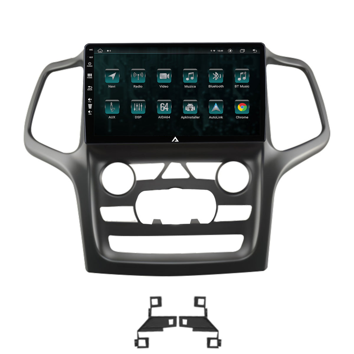 Navigatie Jeep Grand Cherokee (2014-2022), Android, Z-Octacore / 8GB RAM + 256GB ROM, 9 Inch - AD-BGZ9008+AD-BGRKIT272