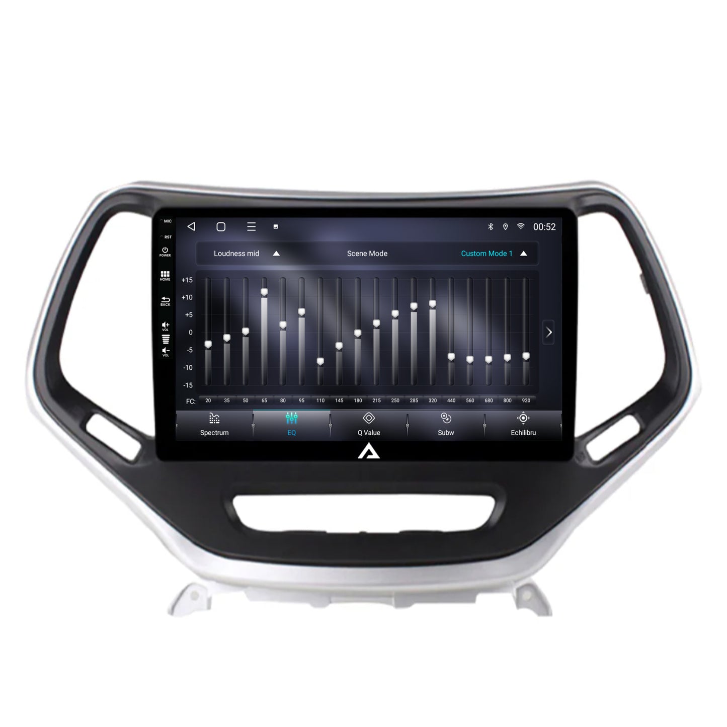 Navigatie Jeep Grand Cherokee (2015+), Android, P-Octacore / 2GB RAM + 32GB ROM, 10.1 Inch - AD-BGP10002+AD-BGRKIT285