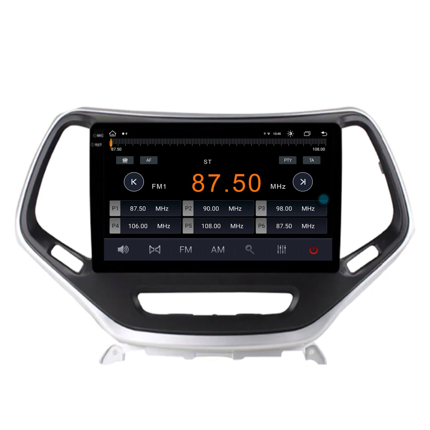 Navigatie Jeep Grand Cherokee (2015+), Android, V-Octacore / 4GB RAM + 64GB ROM, 10.36 Inch - AD-BGV100042k+AD-BGRKIT285