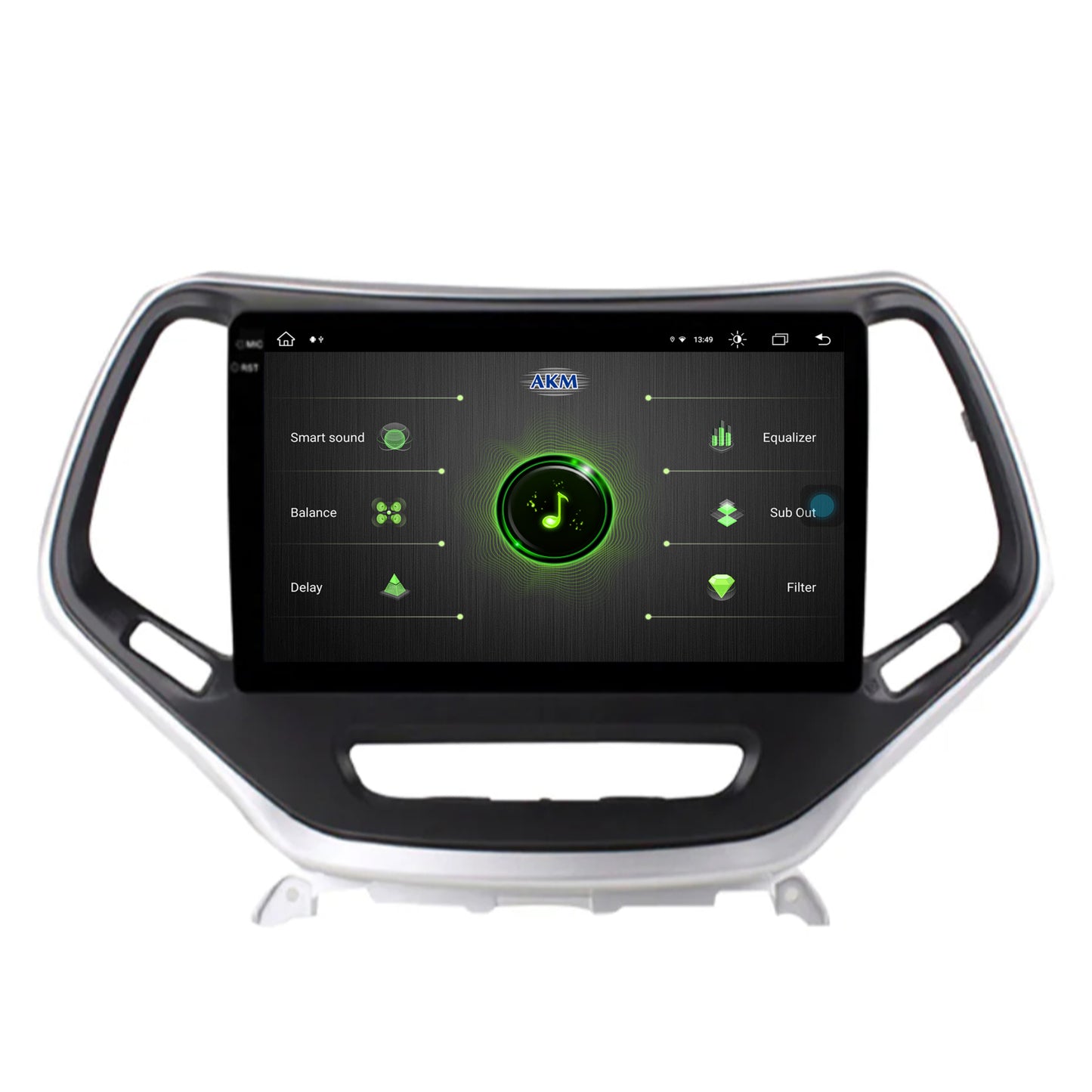 Navigatie Jeep Grand Cherokee (2015+), Android, V-Octacore / 4GB RAM + 64GB ROM, 10.36 Inch - AD-BGV100042k+AD-BGRKIT285