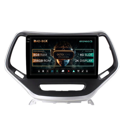 Navigatie Jeep Grand Cherokee (2015+), Android, X-Octacore / 8GB RAM + 256GB ROM, 10.36 Inch - AD-BGX10008+AD-BGRKIT285