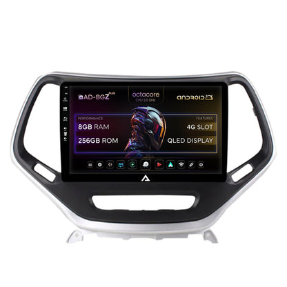 Navigatie Jeep Grand Cherokee (2015+), Android, Z-Octacore / 8GB RAM + 256GB ROM, 10.1 Inch - AD-BGZ9008+AD-BGRKIT285