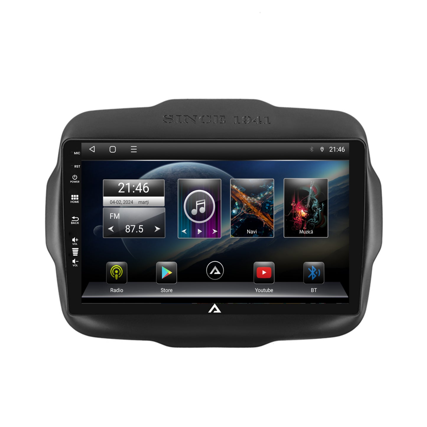Navigatie Jeep Renegade (2014-2018), Android, E-Octacore / 2GB RAM + 32GB ROM, 9 Inch - AD-BGE9002+AD-BGRKIT286