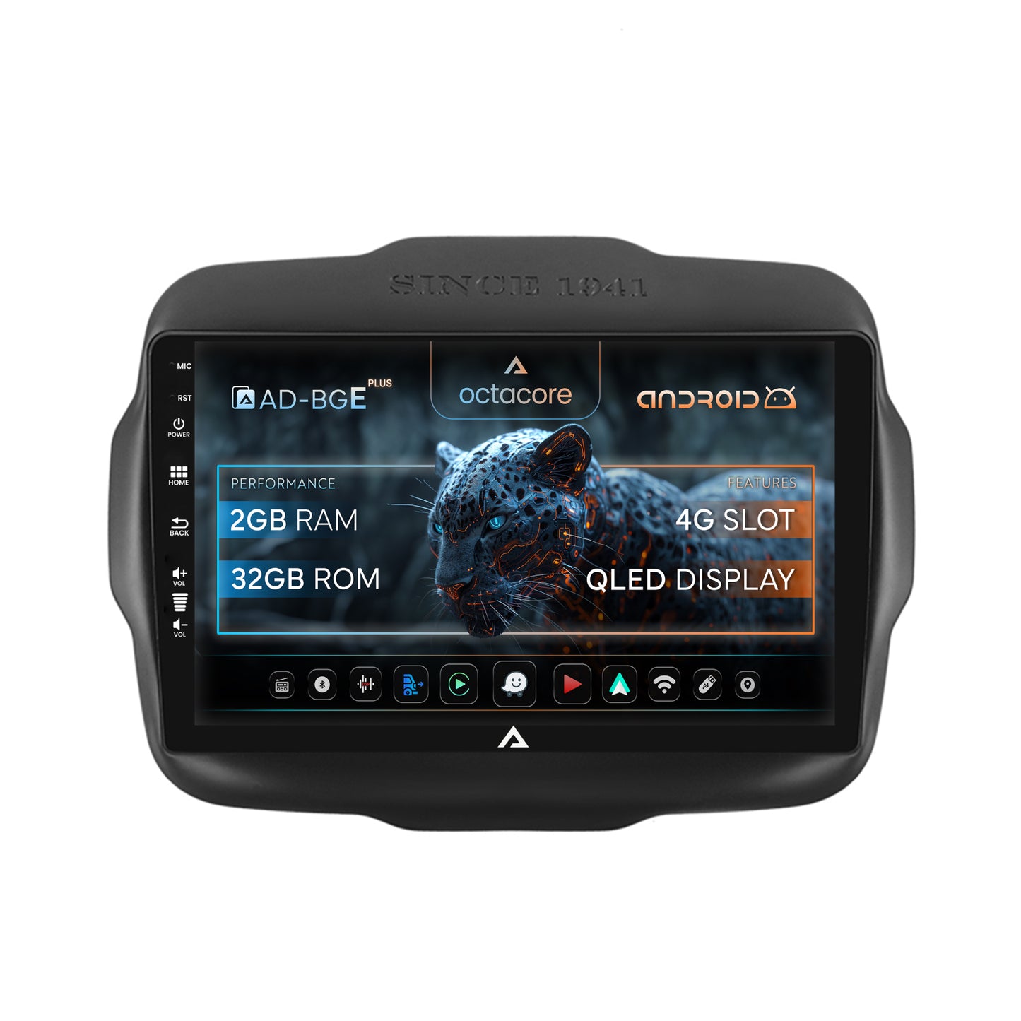 Navigatie Jeep Renegade (2014-2018), Android, E-Octacore / 2GB RAM + 32GB ROM, 9 Inch - AD-BGE9002+AD-BGRKIT286