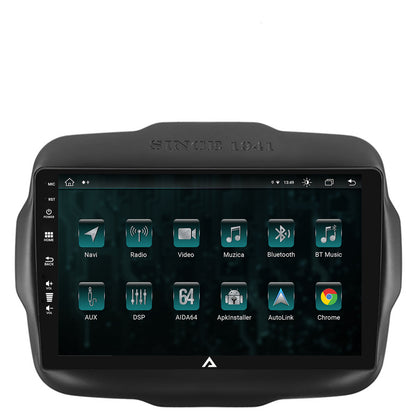 Navigatie Jeep Renegade (2014-2018), Android, Z-Octacore / 8GB RAM + 256GB ROM, 9 Inch - AD-BGZ9008+AD-BGRKIT286