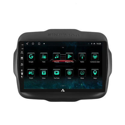 Navigatie Jeep Renegade (2014-2018), Android, A-Octacore / 4GB RAM + 64GB ROM, 9 Inch - AD-BGA9004+AD-BGRKIT286