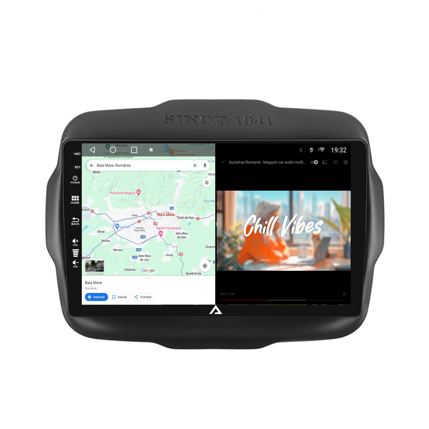 Navigatie Jeep Renegade (2014-2018), Android, A-Octacore / 4GB RAM + 64GB ROM, 9 Inch - AD-BGA9004+AD-BGRKIT286