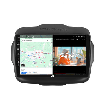 Navigatie Jeep Renegade (2014-2018), Android, A-Octacore / 4GB RAM + 64GB ROM, 9 Inch - AD-BGA9004+AD-BGRKIT286