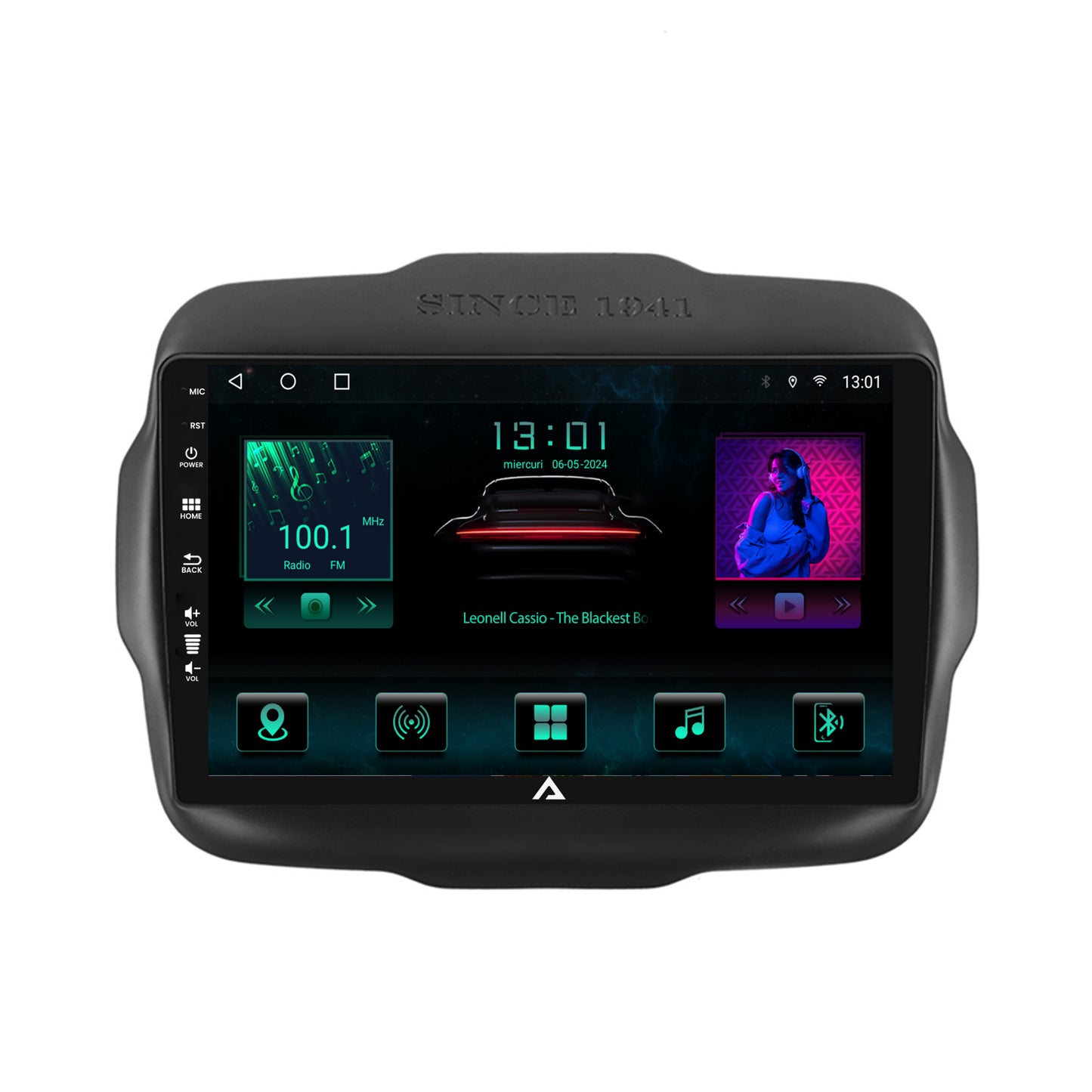 Navigatie Jeep Renegade (2014-2018), Android, A-Octacore / 4GB RAM + 64GB ROM, 9 Inch - AD-BGA9004+AD-BGRKIT286