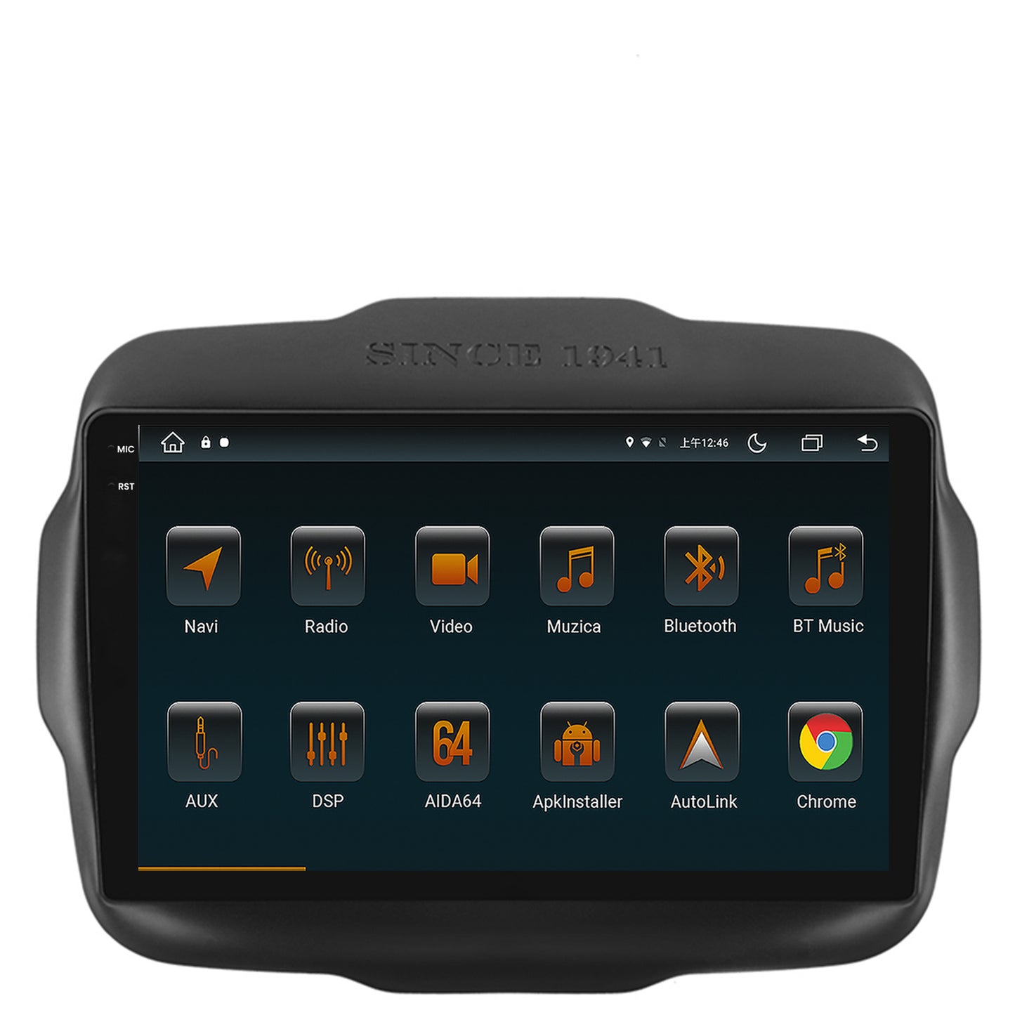 Navigatie Jeep Renegade (2014-2018), Android, V-Octacore / 4GB RAM + 64GB ROM, 9.5 Inch - AD-BGV9004+AD-BGRKIT286