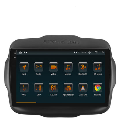 Navigatie Jeep Renegade (2014-2018), Android, V-Octacore / 4GB RAM + 64GB ROM, 9.5 Inch - AD-BGV9004+AD-BGRKIT286