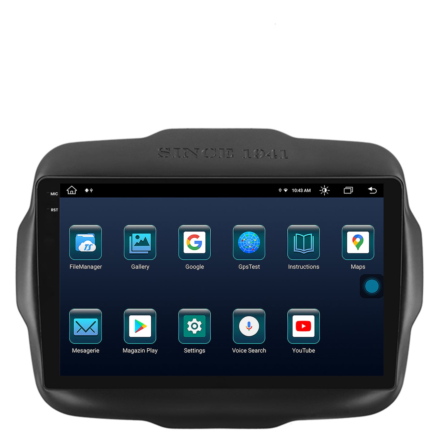 Navigatie Jeep Renegade (2014-2018), Android, X-Octacore / 8GB RAM + 256GB ROM, 9.5 Inch - AD-BGX9008+AD-BGRKIT286