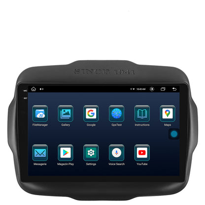 Navigatie Jeep Renegade (2014-2018), Android, X-Octacore / 8GB RAM + 256GB ROM, 9.5 Inch - AD-BGX9008+AD-BGRKIT286