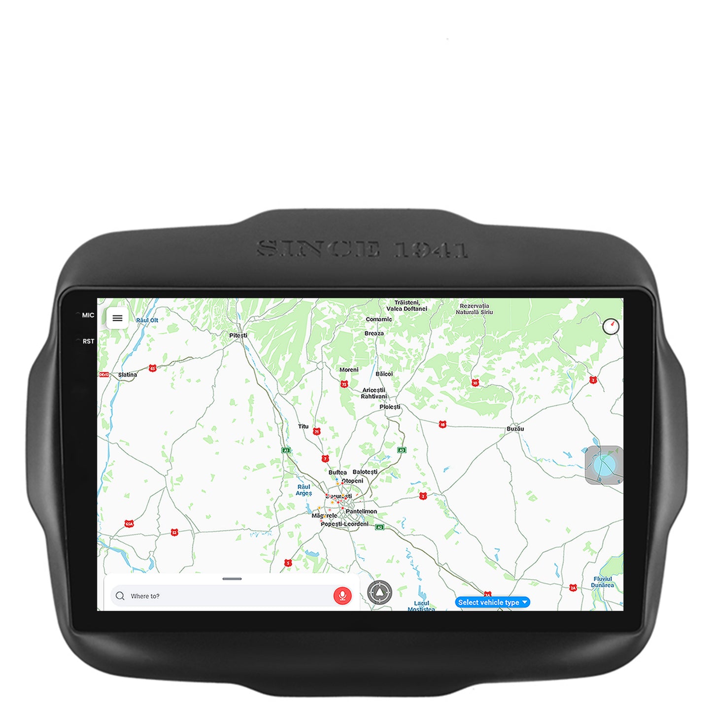 Navigatie Jeep Renegade (2014-2018), Android, X-Octacore / 8GB RAM + 256GB ROM, 9.5 Inch - AD-BGX9008+AD-BGRKIT286