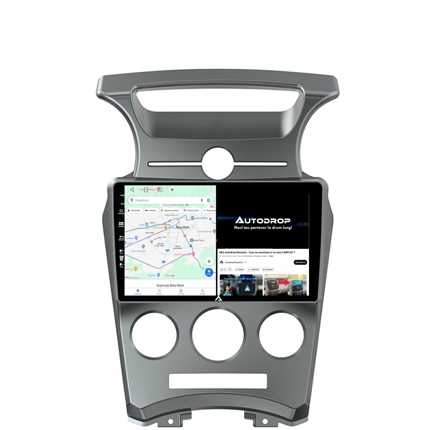 Navigatie Kia Carens (2007-2011), Android, E-Octacore / 2GB RAM + 32GB ROM, 9 Inch - AD-BGE9002+AD-BGRKIT209