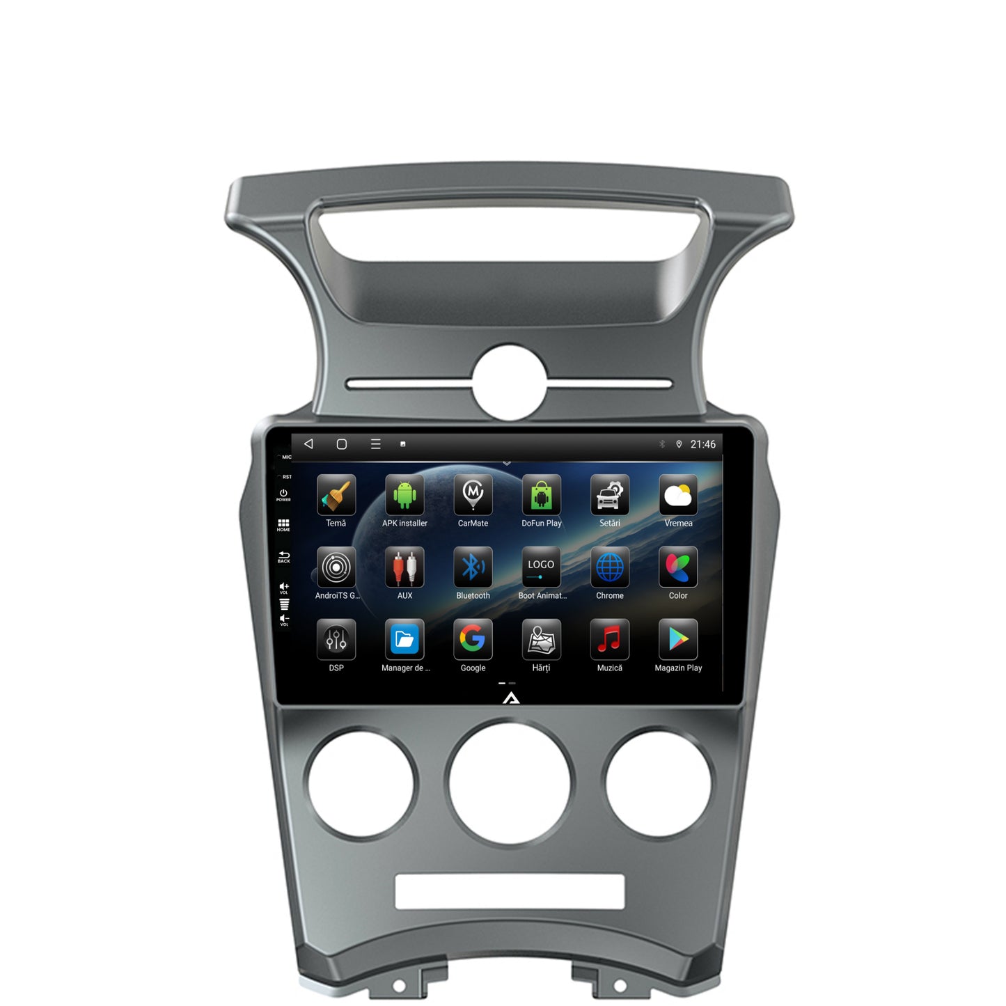 Navigatie Kia Carens (2007-2011), Android, E-Octacore / 2GB RAM + 32GB ROM, 9 Inch - AD-BGE9002+AD-BGRKIT209