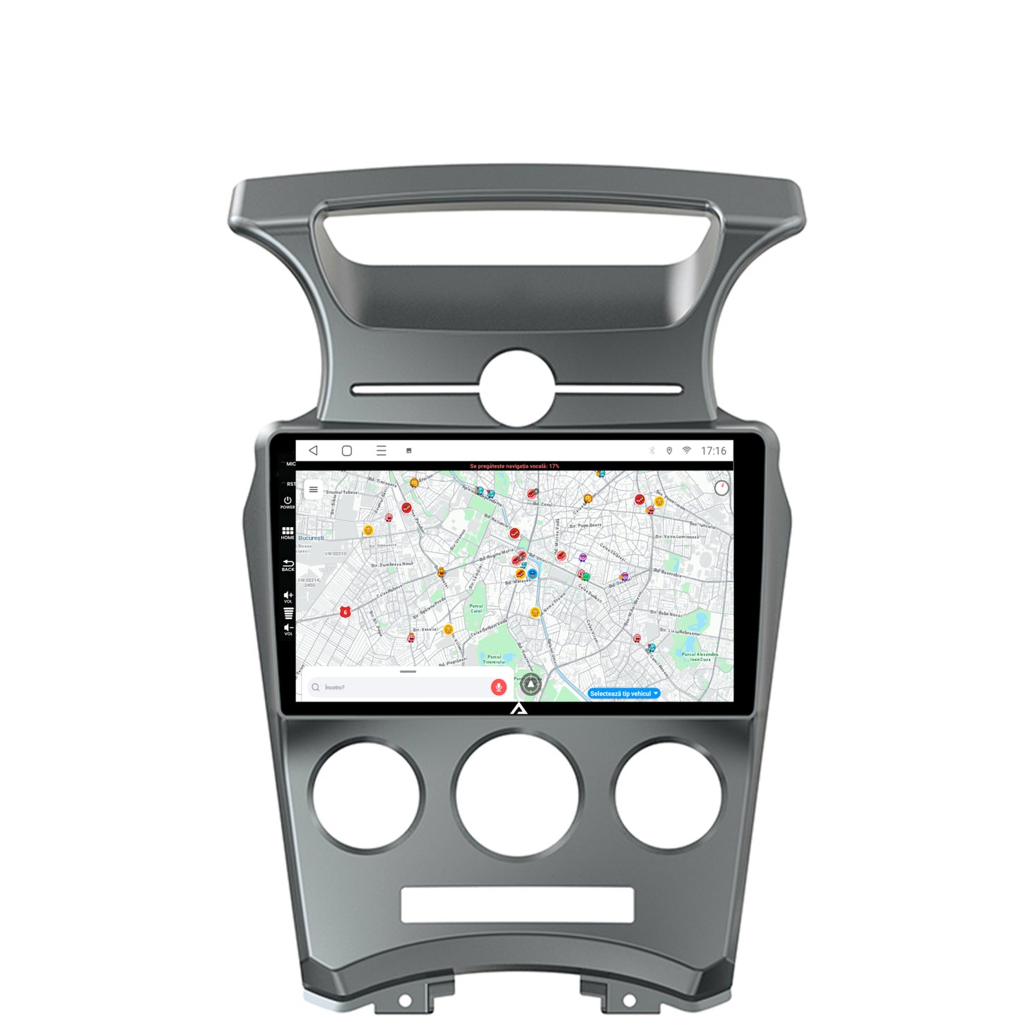 Navigatie Kia Carens (2007-2011), Android, P-Octacore / 2GB RAM + 32GB ROM, 9 Inch - AD-BGP9002+AD-BGRKIT209
