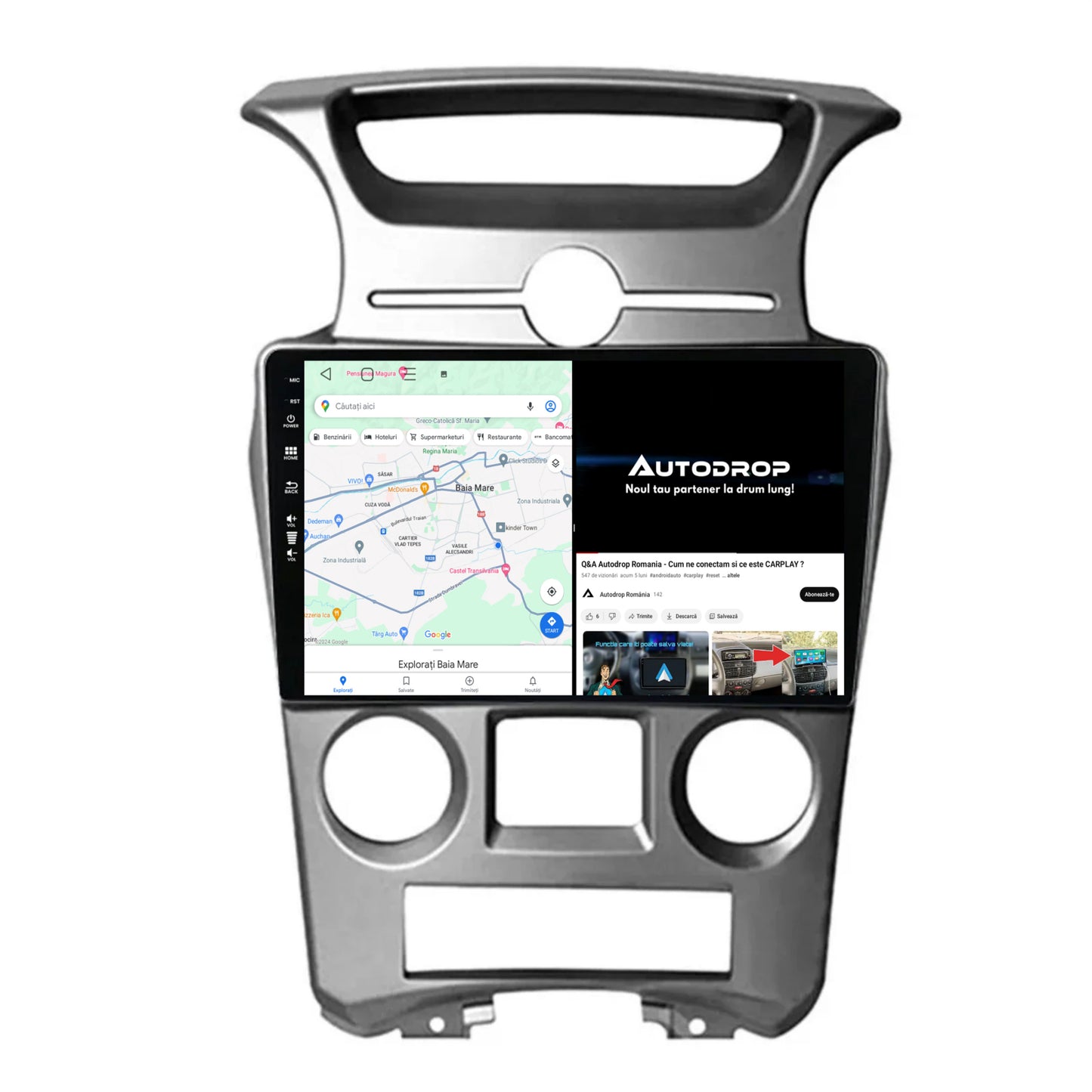 Navigatie Kia Carens (2007-2011), Android, P-Octacore / 2GB RAM + 32GB ROM, 9 Inch - AD-BGP9002+AD-BGRKIT209V2