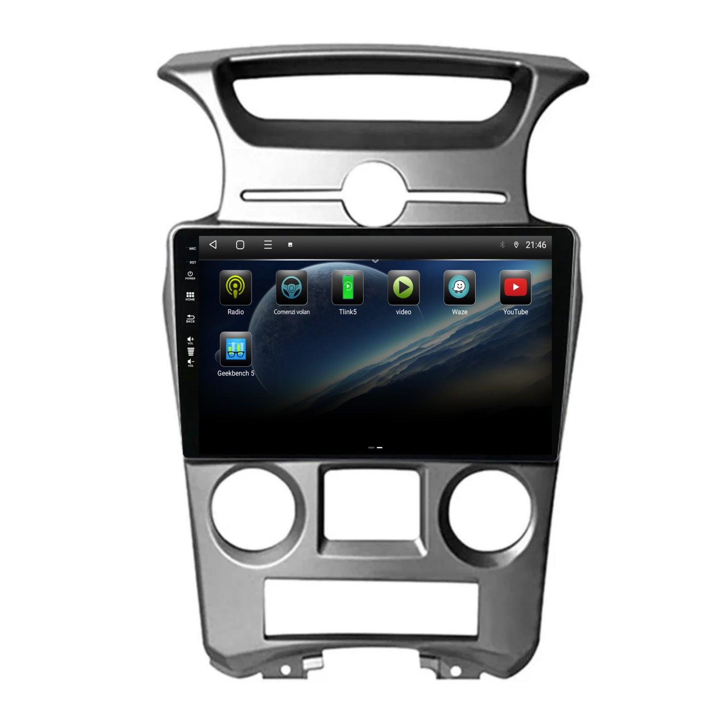 Navigatie Kia Carens (2007-2011), Android, P-Octacore / 2GB RAM + 32GB ROM, 9 Inch - AD-BGP9002+AD-BGRKIT209V2