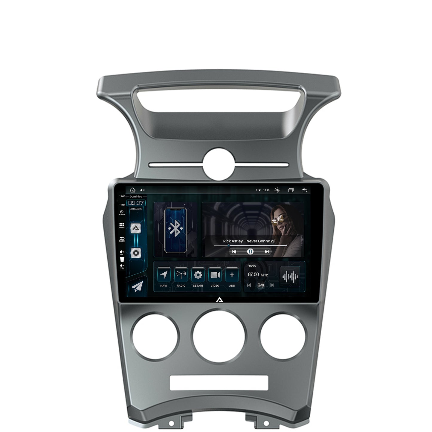Navigatie Kia Carens (2007-2011), Android, Z-Octacore / 8GB RAM + 256GB ROM, 9 Inch - AD-BGZ9008+AD-BGRKIT209