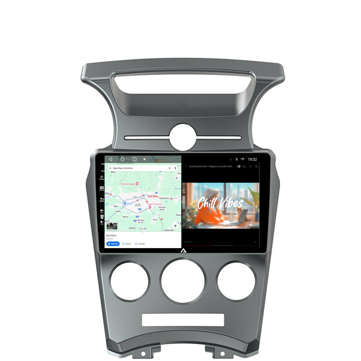 Navigatie Kia Carens (2007-2011), Android, A-Octacore / 4GB RAM + 64GB ROM, 9 Inch - AD-BGA9004+AD-BGRKIT209