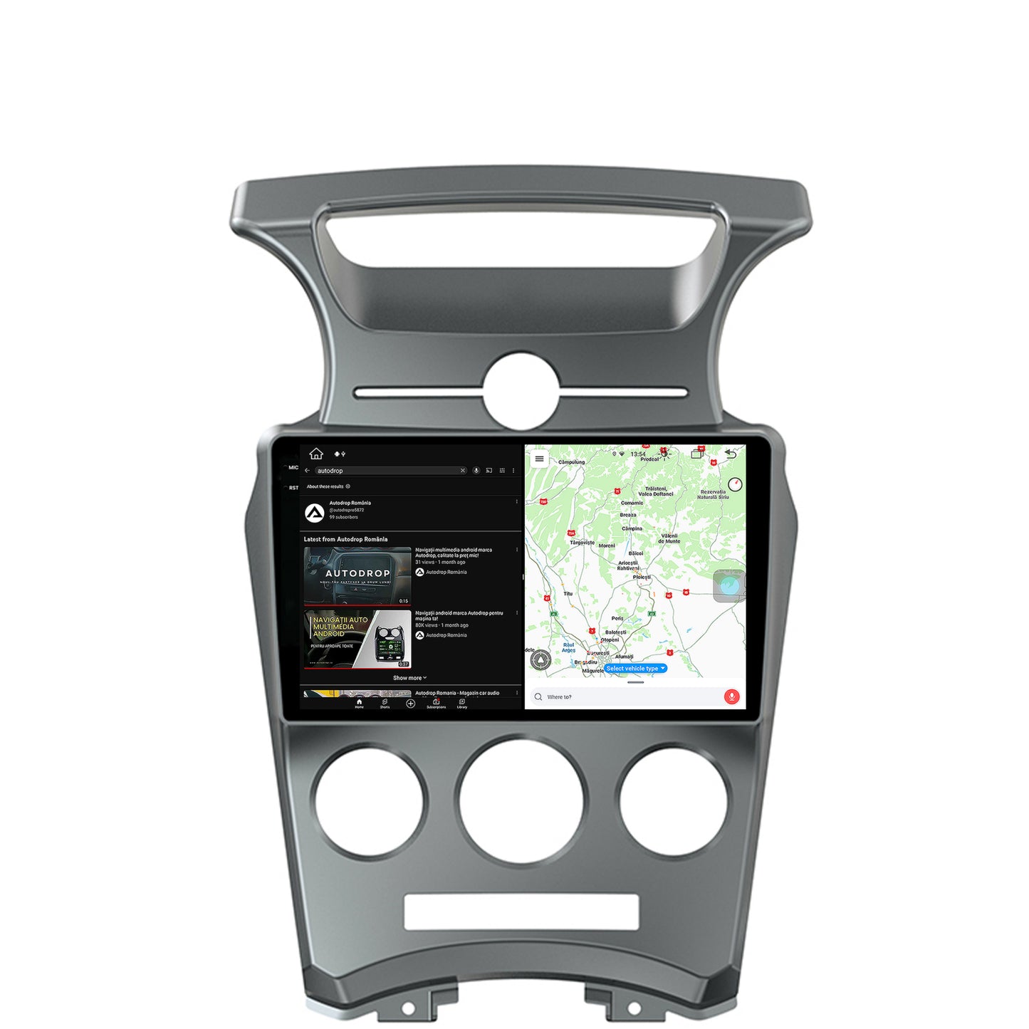 Navigatie Kia Carens (2007-2011), Android, V-Octacore / 4GB RAM + 64GB ROM, 9.5 Inch - AD-BGV9004+AD-BGRKIT209