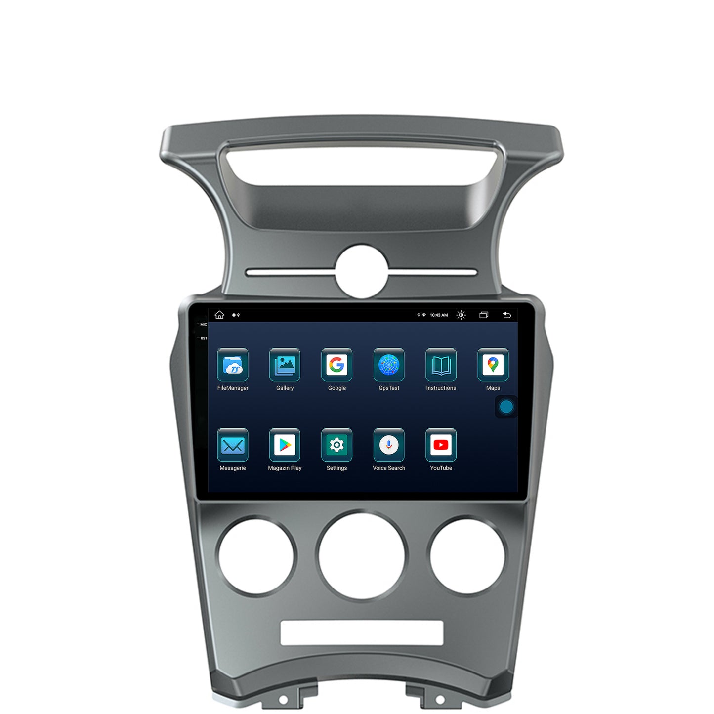 Navigatie Kia Carens (2007-2011), Android, X-Octacore / 8GB RAM + 256GB ROM, 9.5 Inch - AD-BGX9008+AD-BGRKIT209